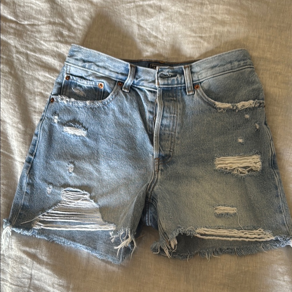Abercrombie Distressed Denim Women Shorts